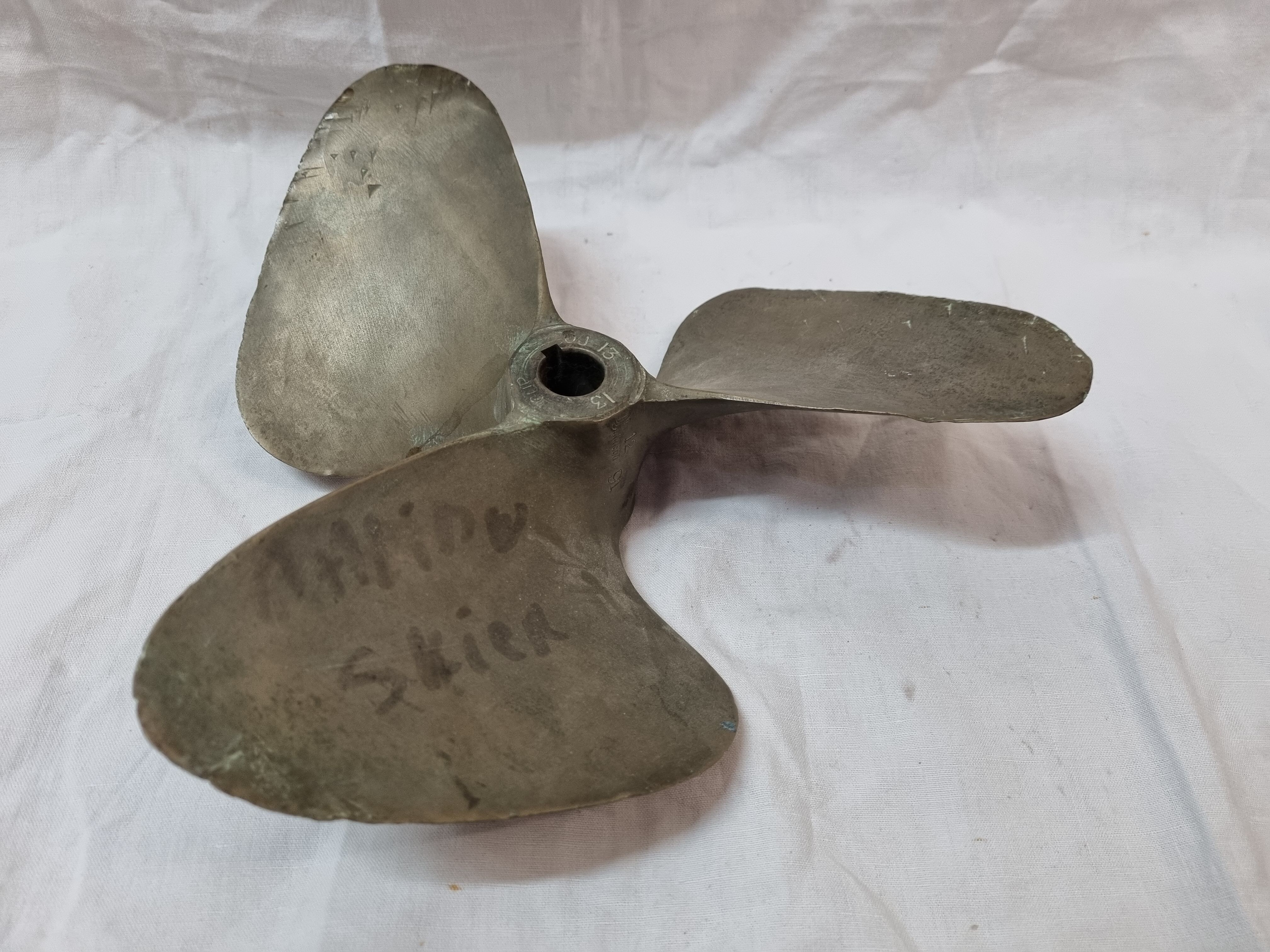 Johnson bronze boat propeller