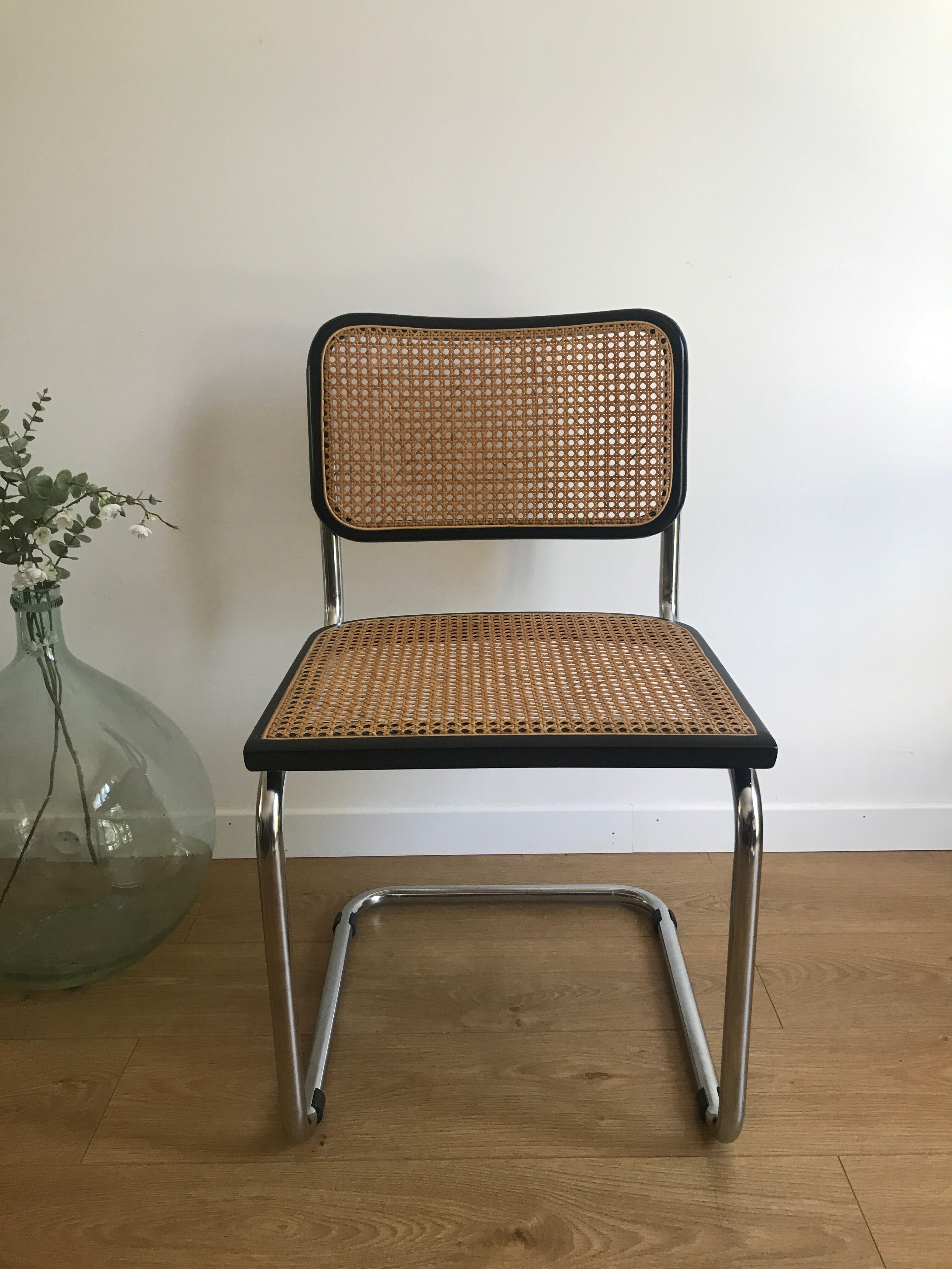 Black Cesca B32 chair Marcel Breuer