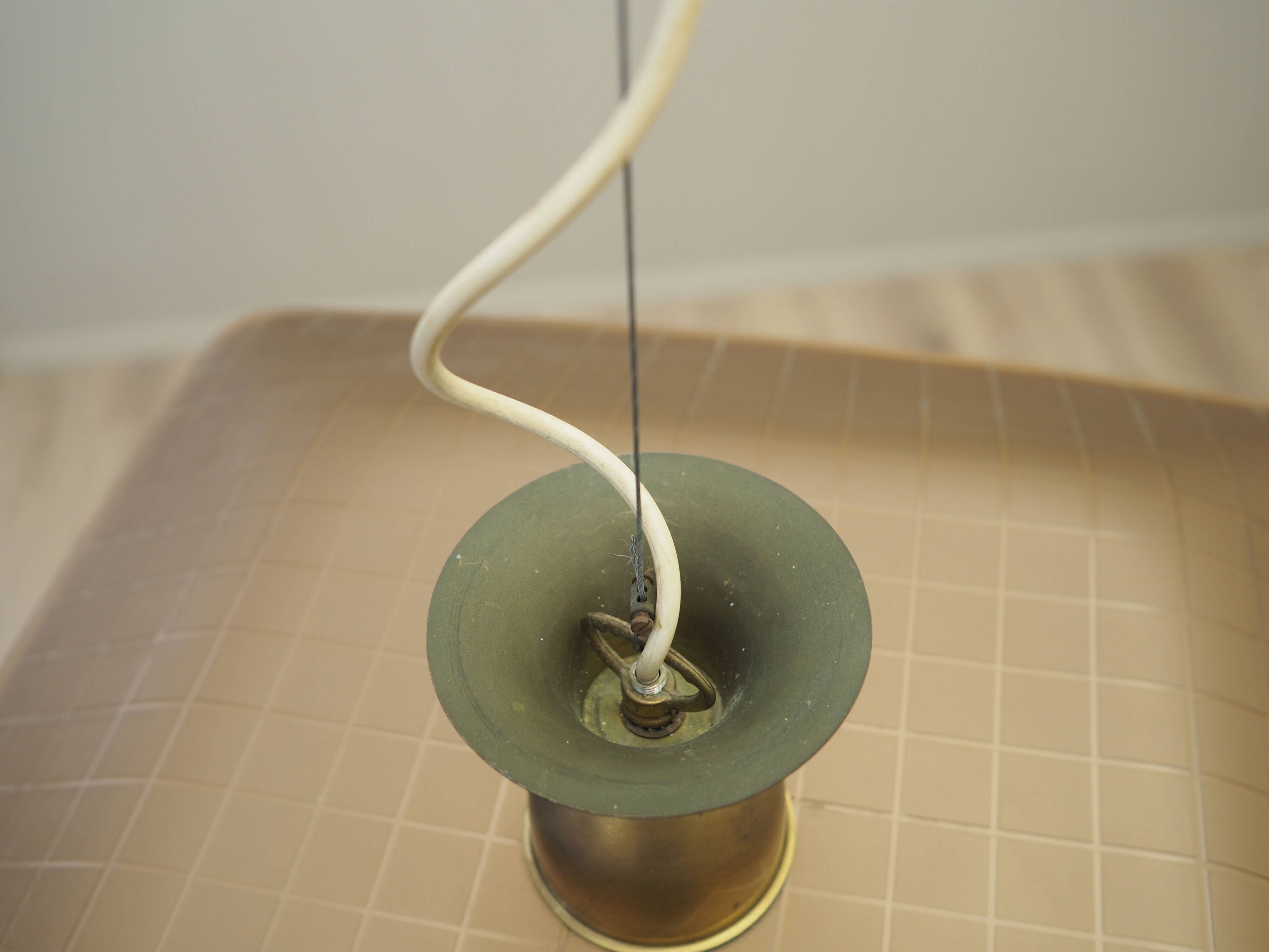 Pendant lamp, Italian design, 1970s, production: Italy