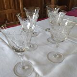 Water glasses from the Bayel crystal factory