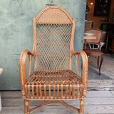 Rattan armchair