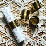 Four rounds of old brass towel around 1930