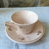 Art deco coffee service in rosé earthenware