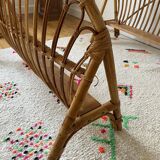 Rattan basket head and foot