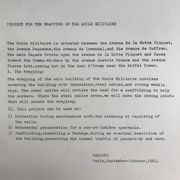 Original lithograph signed by CHRISTO, Wrapping of the Ecole Militaire, 1970