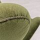 1960s, danish design, velour relax chair with footstool, original condition.