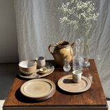 Set of 12 Niderville stoneware dessert plates