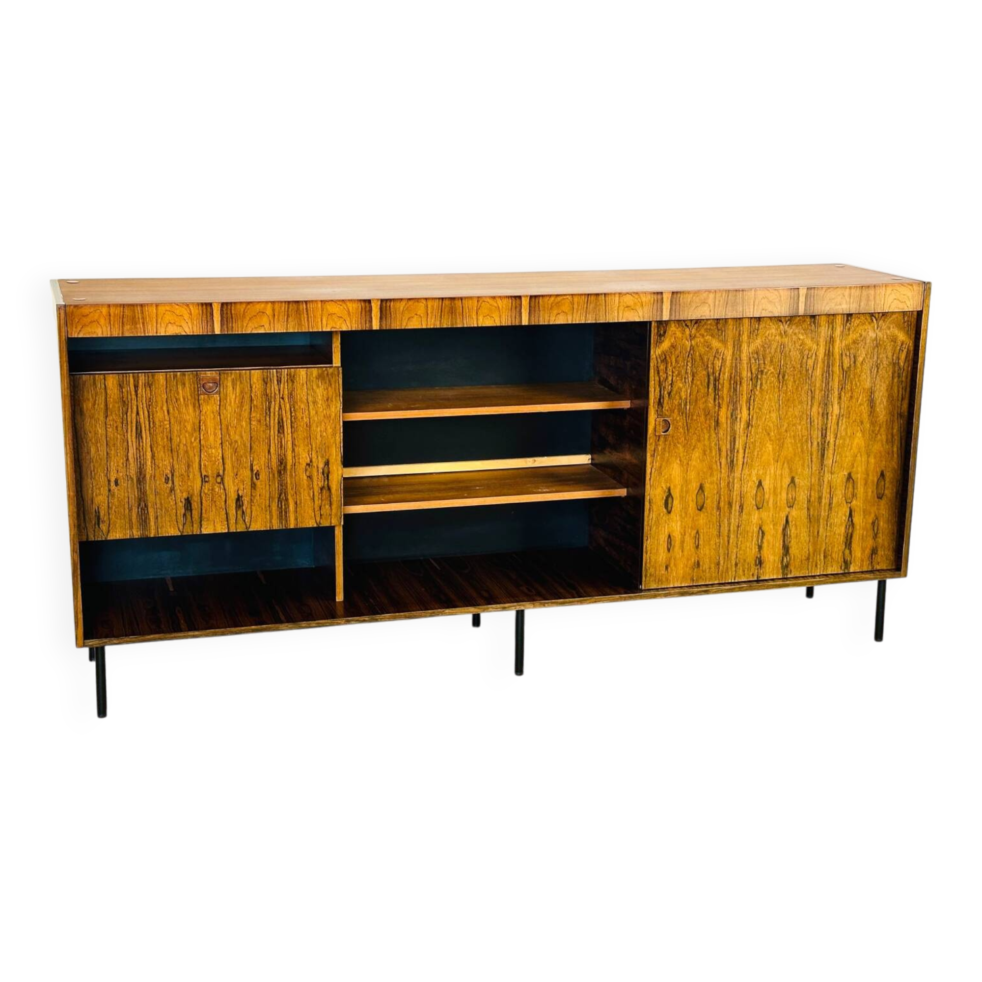 Enfilade scandinave haute en palissandre 1960
