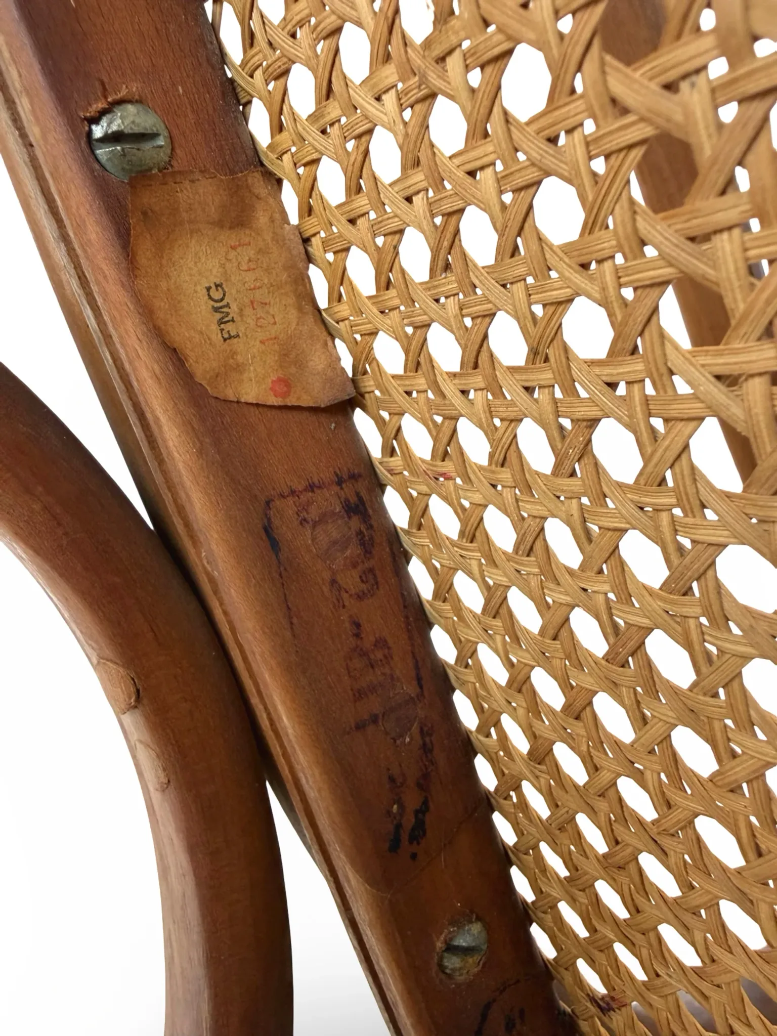 Vintage Bentwood Rocking Chair in the Thonet Tradition, by FMG, 1940s/