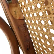Vintage Bentwood Rocking Chair in the Thonet Tradition, by FMG, 1940s/