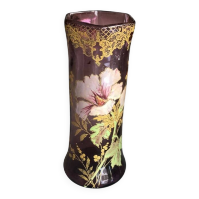 Vase rouleau Legras