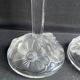 Pair of crystal candle holders - Cristallerie Nachtmann