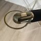 Cobra leather desk lamp by Traso Milano 1988
