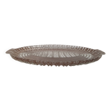 Plat en verre vintage
