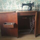 Furniture sewing old singer machine
