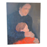 Portrait signed by Parizot from 1990