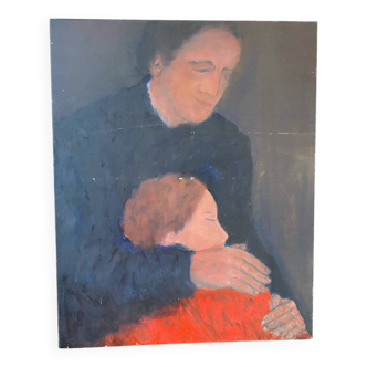 Portrait signed by Parizot from 1990