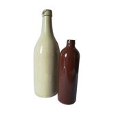 2 sandstone bottles