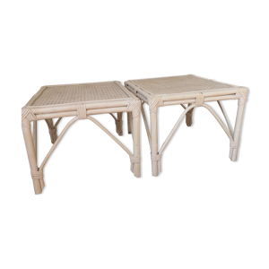 2 tables de chevet en