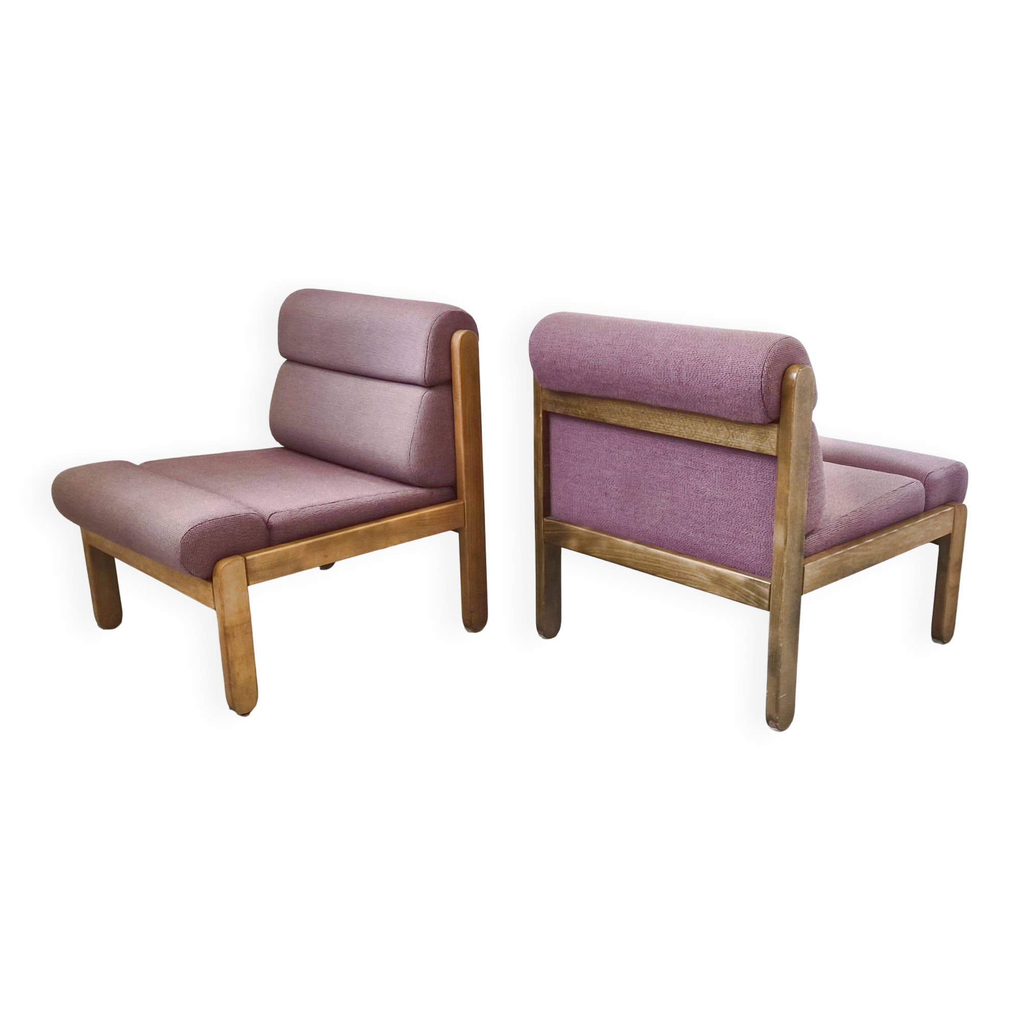 Pair of vintage Socol Souvignet armchairs, 1960