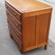 Art Deco chest of drawers in gilded oak