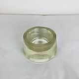 Vide poche glaçon verre massif vintage, cendrier