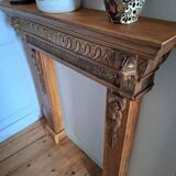 Old fireplace surround, art deco mantle