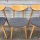 (Lot) 4 chaises Baumann Fontania (restaurées) 1960