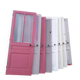 Series of 9 old communication doors, solid wood, both solid and glazed.