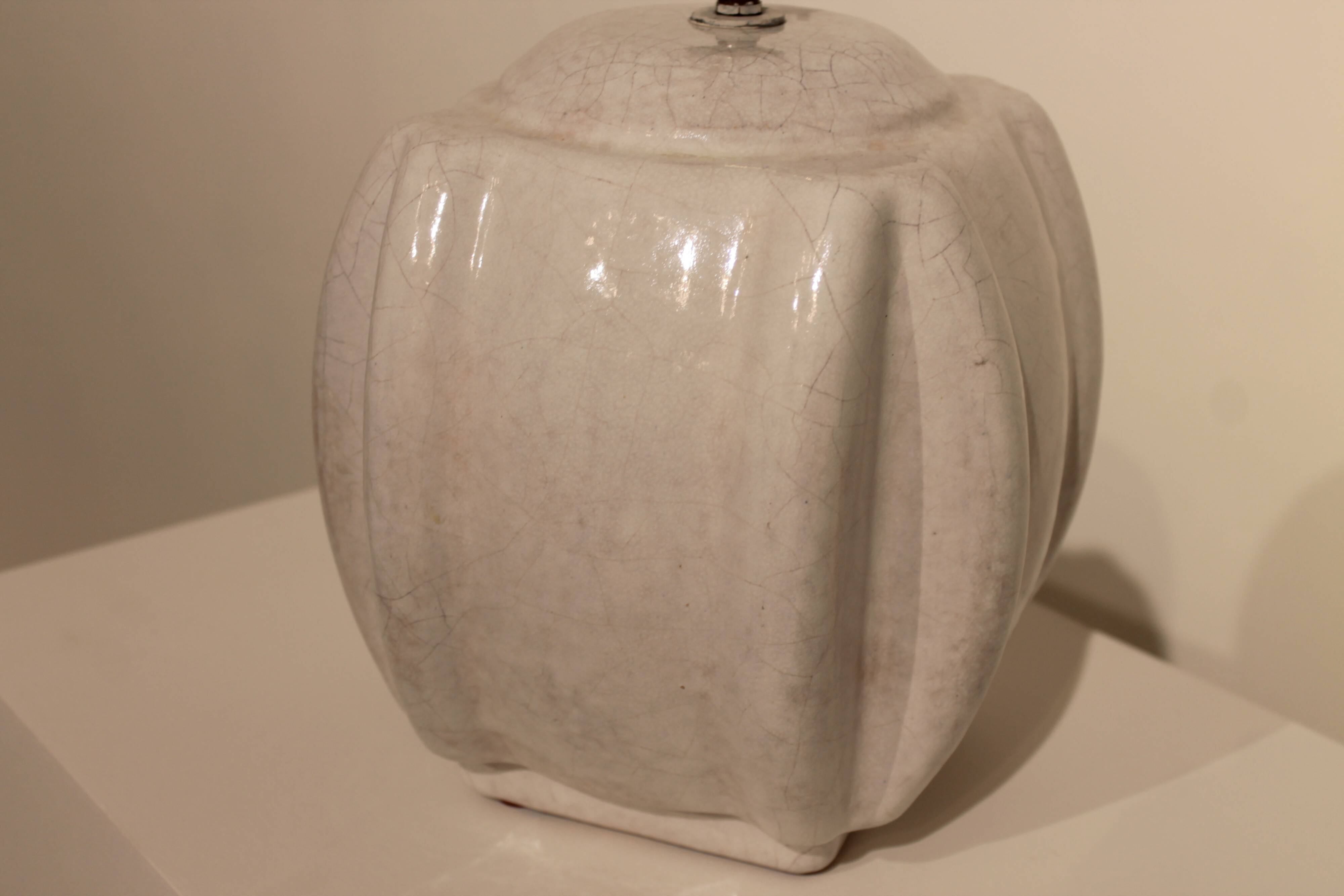 Grande lampe en céramique Art Déco de Paul Bonifas