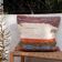 Hand-woven handmade cushion cover made from recycled cotton