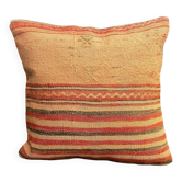 Ancien coussin rose authentique