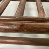 Rattan and bamboo armchair