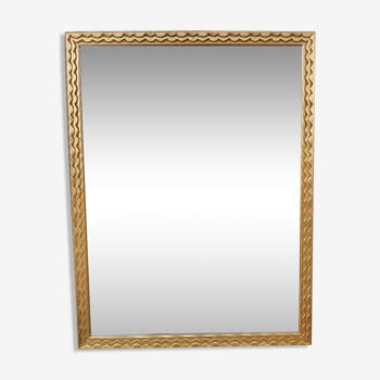 Mirror Golden "art deco" 86x66cm