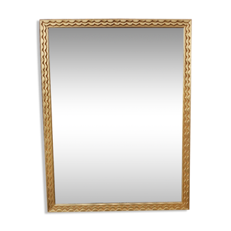Mirror Golden "art deco" 86x66cm