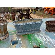 4 cast iron planters from 1900 from Charleville-Mézières