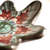 Flat ceramic Longwy Tourmalines, Made in France