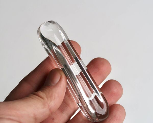 Set de 10 porte-couteaux Daum France en cristal, années 60