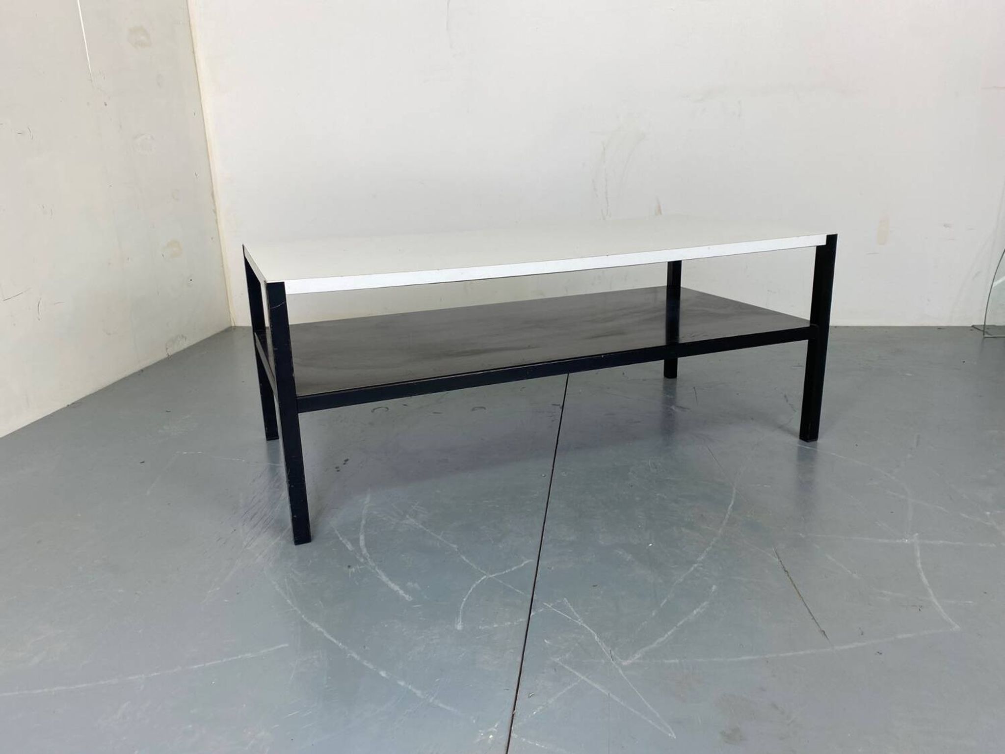 Mid Century Modernist Black and White coffee table by Wim Rietveld, 1960s