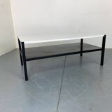 Mid Century Modernist Black and White coffee table by Wim Rietveld, 1960s