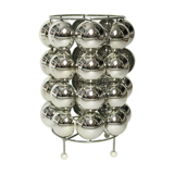 Kinetic lamp with half swivel spheres of the 70s