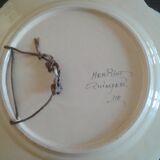 Two old Quimper plates