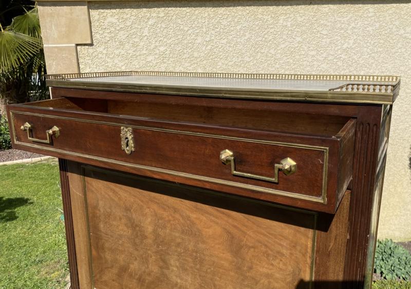 Louis XVI-era mahogany secretary