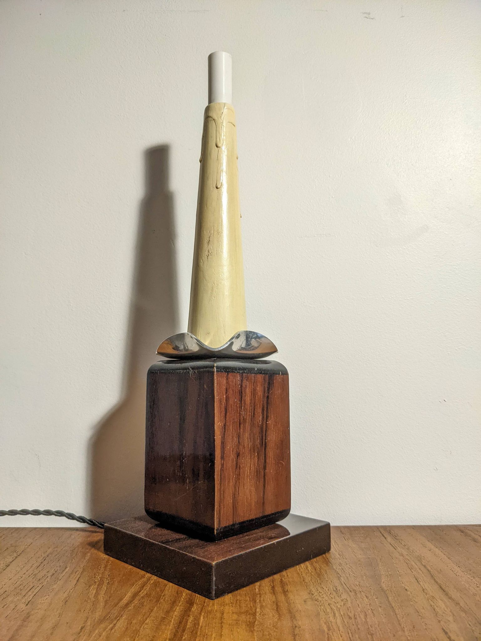 Two Art Deco night lights by Louis Prodhon 1930