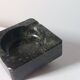 Vintage handmade ashtray in black marble