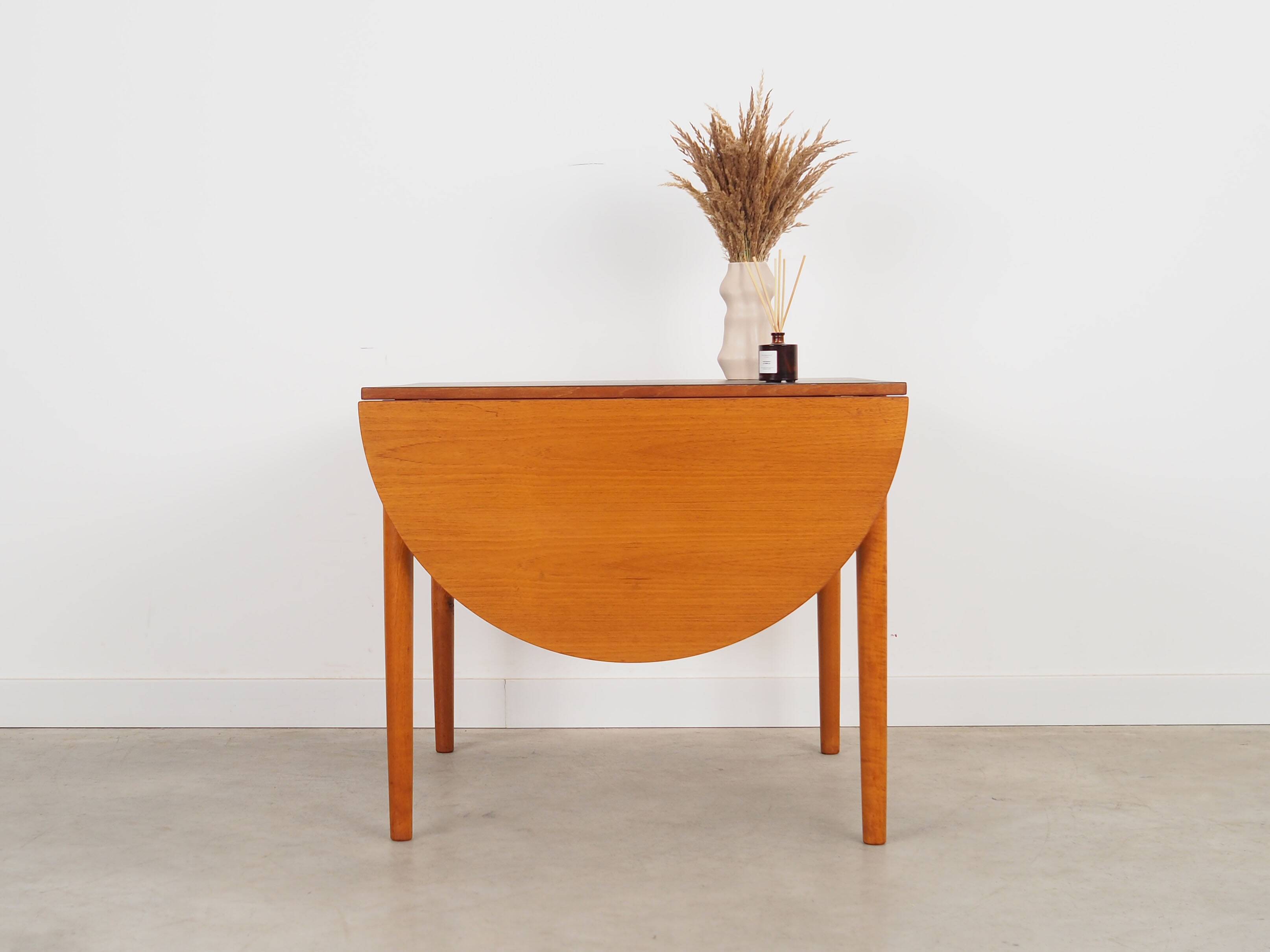 Teak table, Danish design, 1970s, production: Denmark