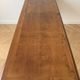 Vintage 1950s wooden dressing table console.