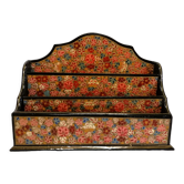 Old floral letter holder