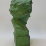 Terracotta bust of beethoven signed by henri onesto