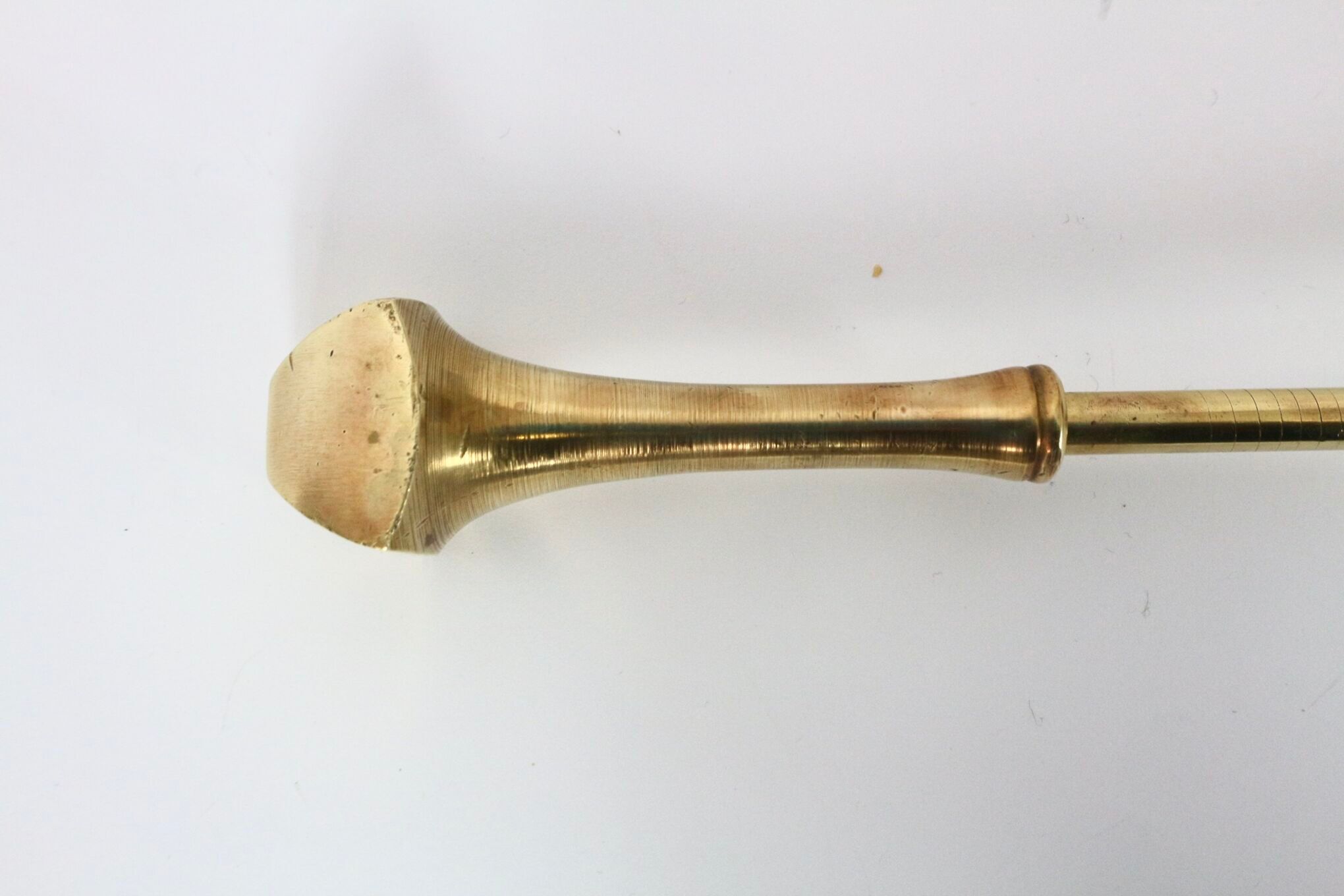 Vintage brass fireplace accessory set